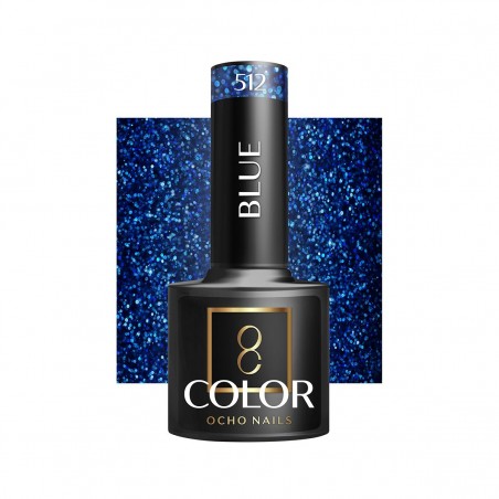 OCHO NAILS gellak blauw 512 -5 gr