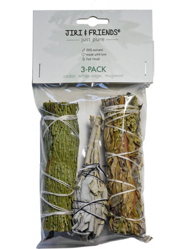 Jiri and friends 3-pack smudge sticks