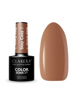 Claresa UV/LED Gellak Stay Cosy 3 - 5ml