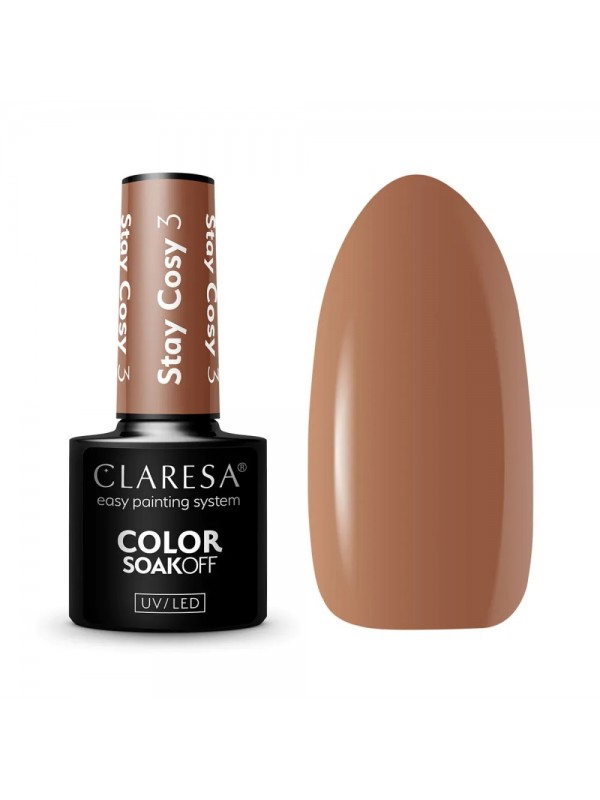 Claresa UV/LED Gellak Stay Cosy 3 - 5ml