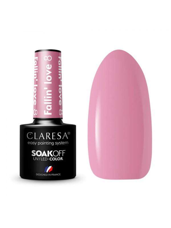 Claresa UV/LED Gellak Fallin Love 8 - 5ml