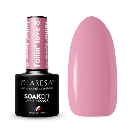 Claresa UV/LED Gellak Fallin Love 8 - 5ml