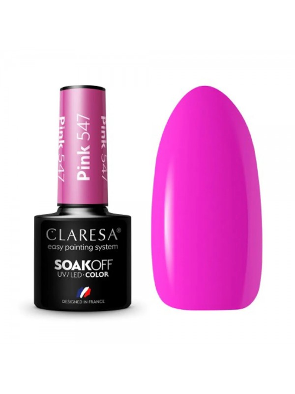 Claresa UV/LED Gellak Pink 547 - 5ml