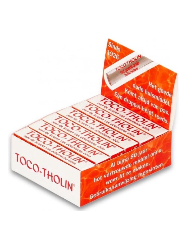 Toco Tholin druppels in omdoos 12 x 6 ml