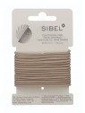 SIBEL Elastische Haarbandjes Blond Dun 16st