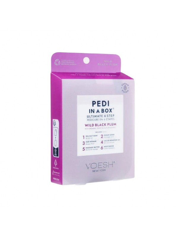 VOESH Pedi in a Box 6 Step - Wild Black Plum