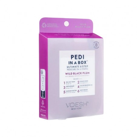 VOESH Pedi in a Box 6 Step - Wild Black Plum