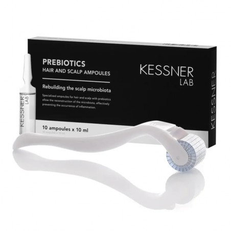 Mesotherapie Derma Roller Kit 0,75 mm 192 titanium naalden & Prebiotische Ampullen