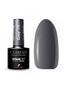 Claresa UV/LED Gellak Grey 218 - 5ml