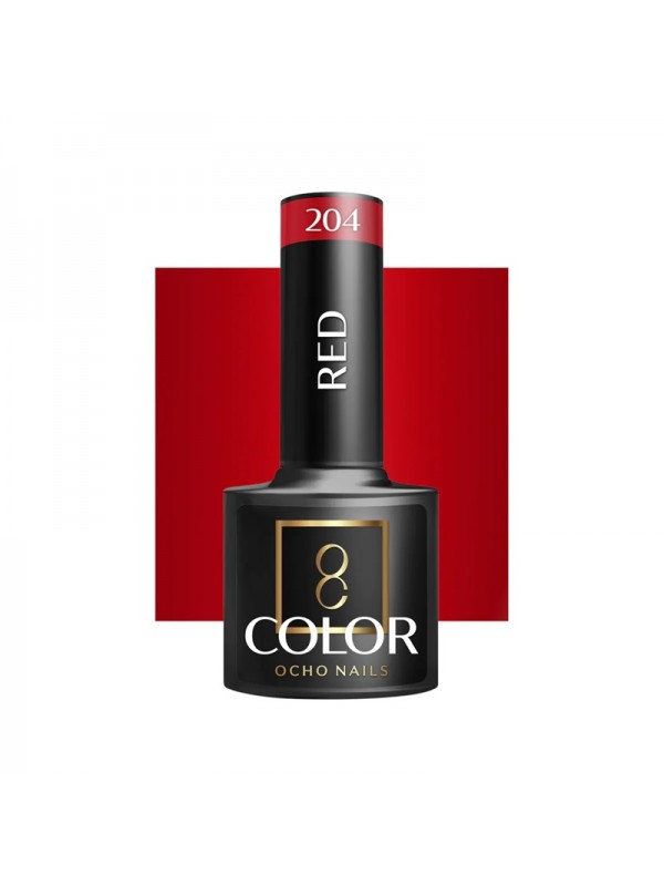 OCHO NAILS Gellak rood 204 -5 gr