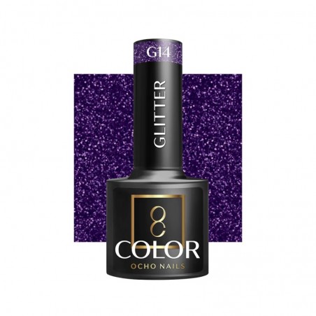 OCHO NAILS Glitter Gellak G14 -5 gr