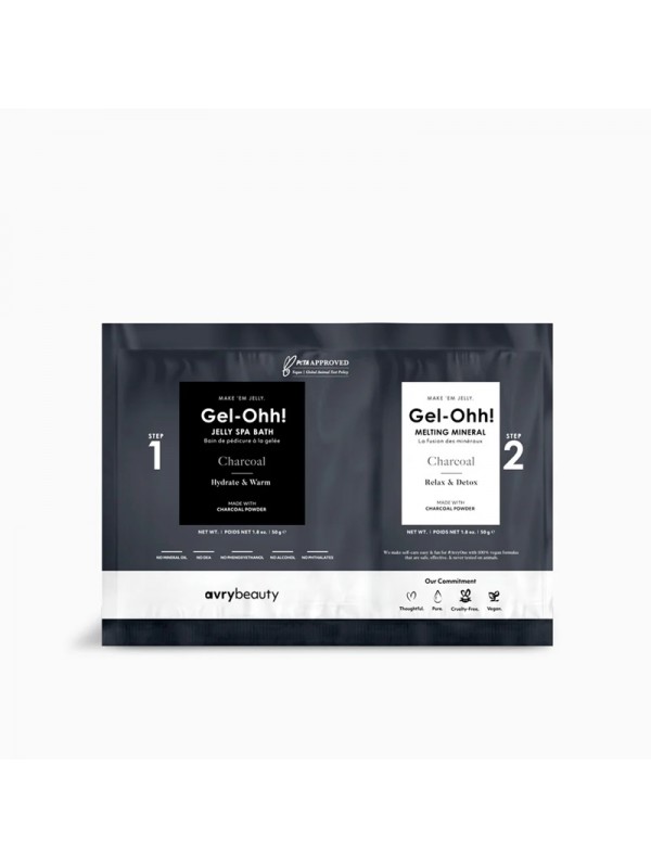 Gel-Ohh Jelly Spa Pedi Bath - Charcoal