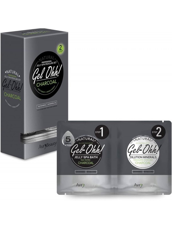 Gel-Ohh Jelly Spa Pedi Bath - Charcoal Box 30 st