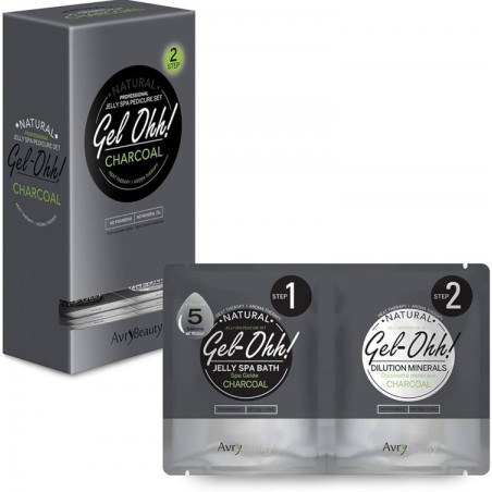 Gel-Ohh Jelly Spa Pedi Bath - Charcoal Box 30 st