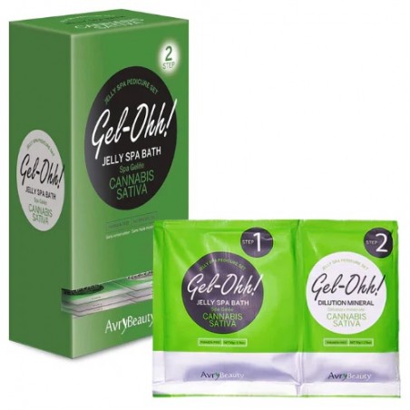 Gel-Ohh Jelly Spa Pedi Bath - Cannabis Sativa Box 30 st