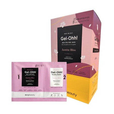 Gel-Ohh Jelly Spa Pedi Bath - Jasmine Bliss Box 30 st