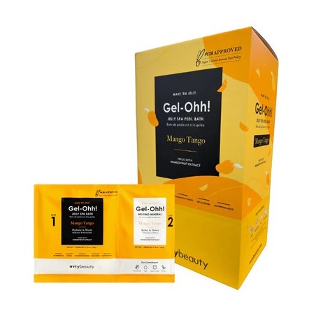 Gel-Ohh Jelly Spa Pedi Bath - Mango Tango Box 30st