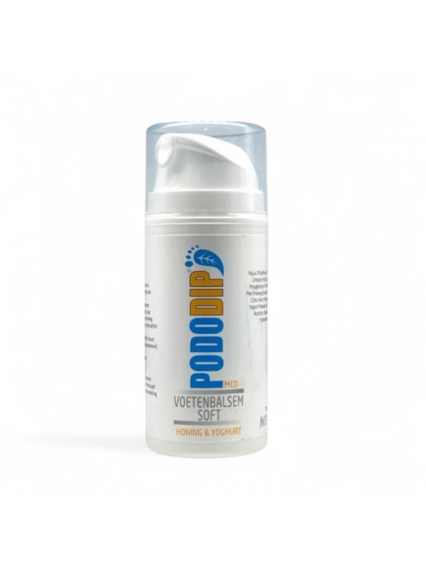 PODODIP Voetenbalsem Soft Honing & Yoghurt 100 ml