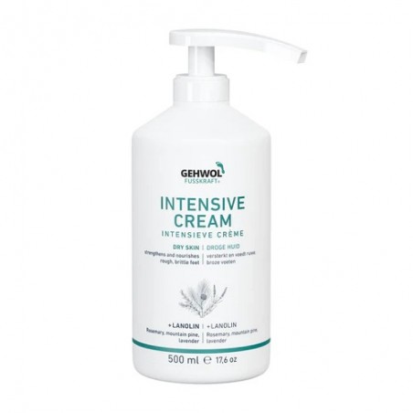 Gehwol fusskraft intensieve crème blauw + pomp 500 ml