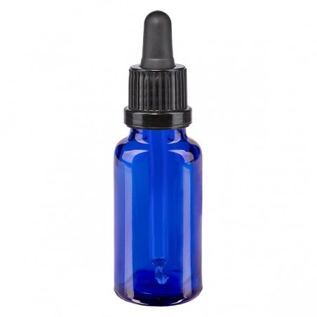 Pipetflesje Blauw met garantiesluiting 15ml