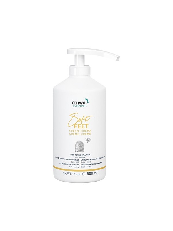 Gehwol Fusskraft Soft Feet Crème 500 ml met pomp