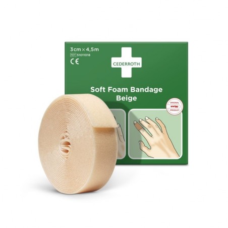 Cederroth (Snogg) Soft Foam Bandage Beige 3cm x 4,5m