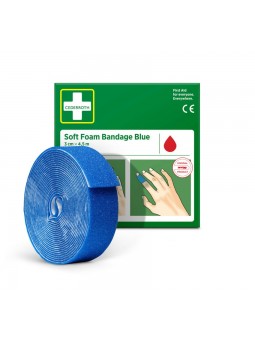 Cederroth (Snogg) Soft Foam Bandage Blauw 3cm x 4,5m