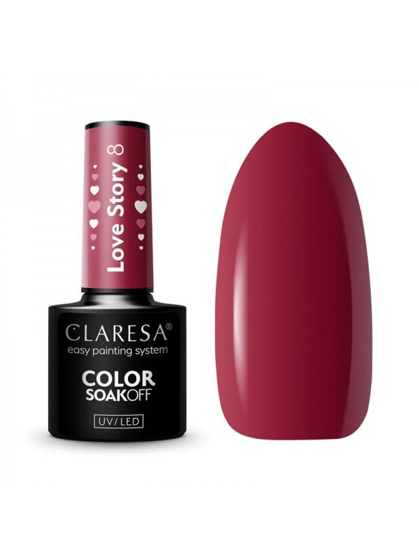 Claresa UV/LED Gellak LOVE STORY 8 - 5ml