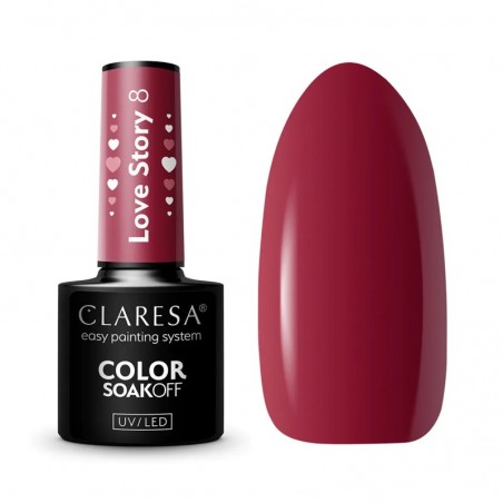 Claresa UV/LED Gellak LOVE STORY 8 - 5ml