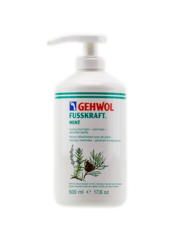 Gehwol fusskraft mint + pomp 500 ml